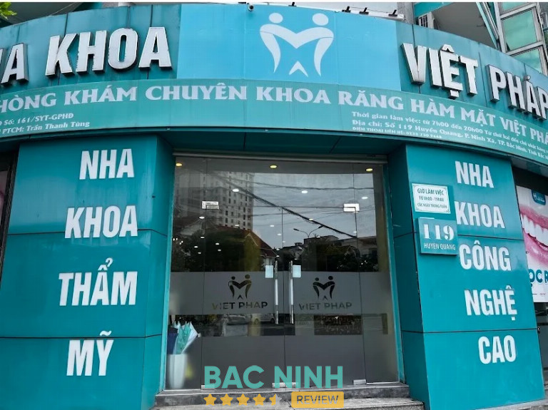 Bài đánh giá về Nha Khoa Việt Pháp, Bắc Ninh